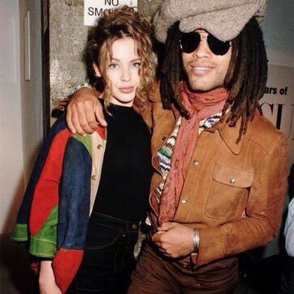 Kylie Minogue i Lenny Kravitz