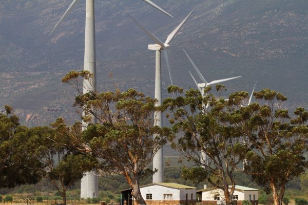 U Africi se sve više iskorištava i energija vjetra, kao što je slučaj s vjetroelektrana Gouda u Južnoafričkoj Republici