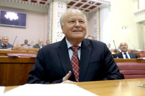 Slavko Linić u Saboru