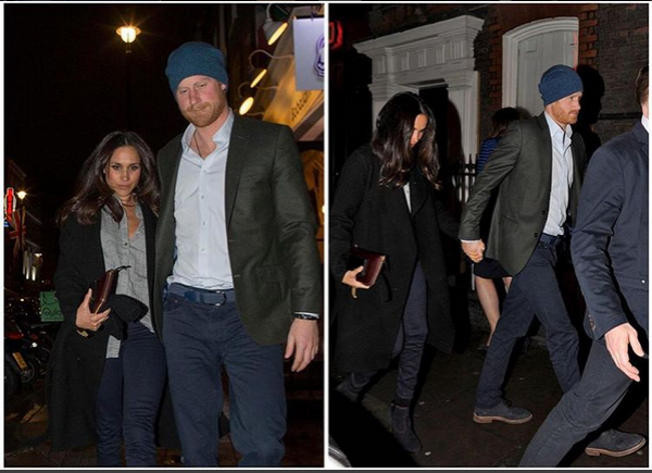 Princ Harry i Meghan Markle tijekom jednih od prvih susreta u Londonu 