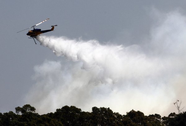 Australija helikopter požar