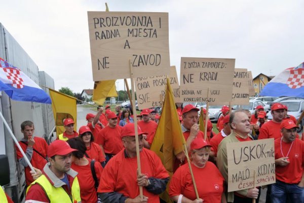 Prosvjedovali radnici Česme (1)