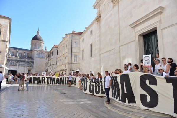 Prosvjed u Dubrovniku