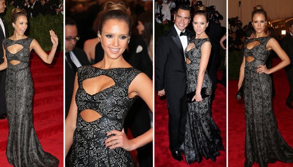 Jessica Alba u haljini Tory Burch Profimedia