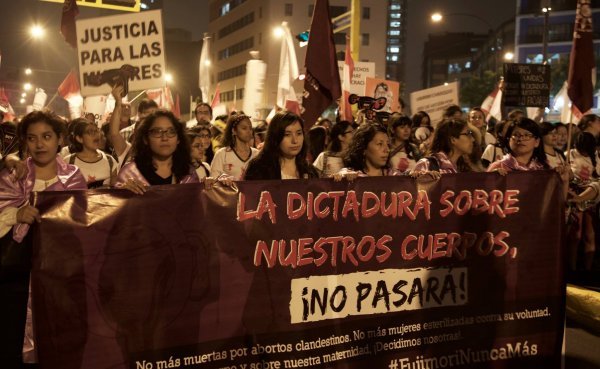 Prosvjednice u Peruu 2016. marširale su protiv prisilne sterilizacije