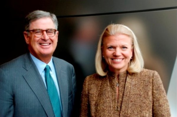 CEO Samuel J. Palmisano i Virginia M. Ginni Rometty