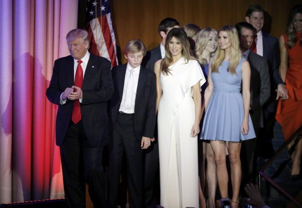 Donald Trump i obitelj s proglašenja pobjednika predsjedničkih izbora  (1)