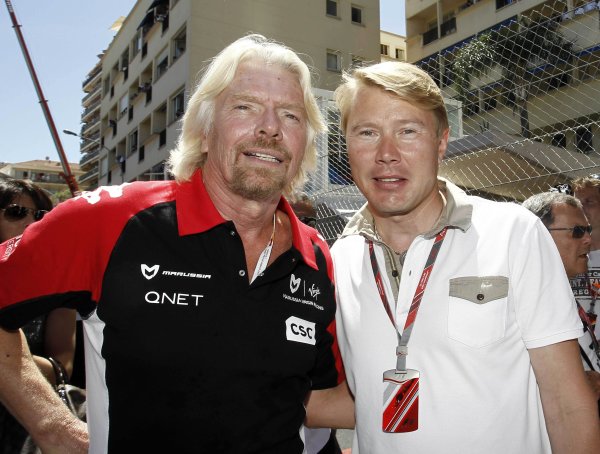Richard Branson i Mika Hakkinen