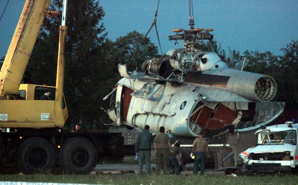 Oštećeni helikopter Mi-8 prevezen je u Zrakoplovno tehnički zavod Krunoslav Petrić/Pixsell