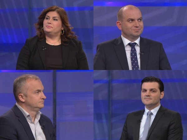 Gabrijela Žalac, Miroslav Šimić, Ivan Grgić i Dragan Vulin u emisiji Otvoreno