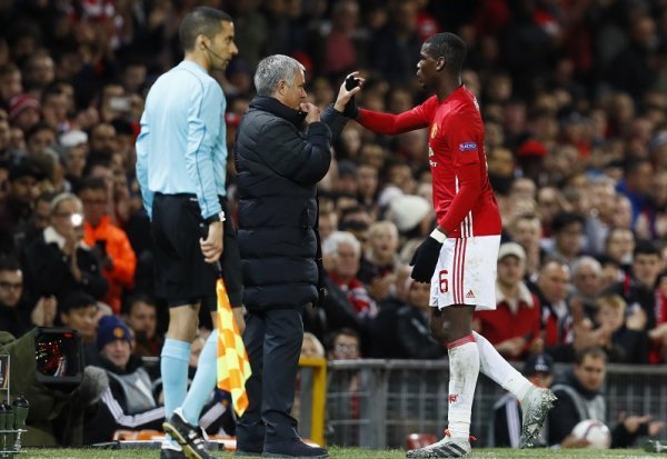 Paul Pogba, Jose Mourinho 