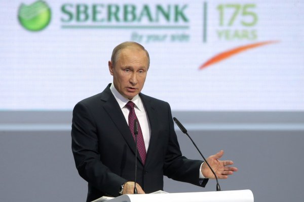 Ruski predsjednik Putin na proslavi rođendana Sberbanke