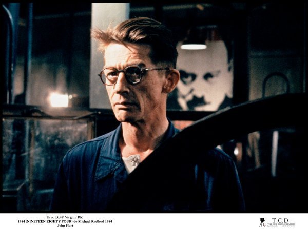 John Hurt u filmskoj adaptaciji romana '1984.' iz 1984. godine