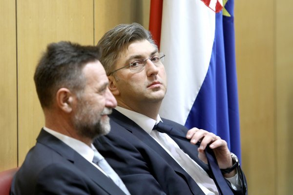 Pavo Barišić i Andrej Plenković