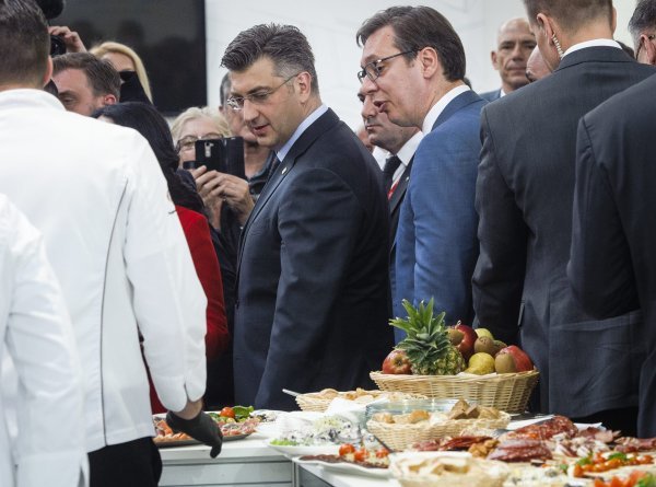 Andrej Plenković i Aleksandar Vučić