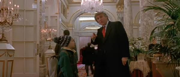 Donald Trump u poznatom filmu 'Sam u kući'.