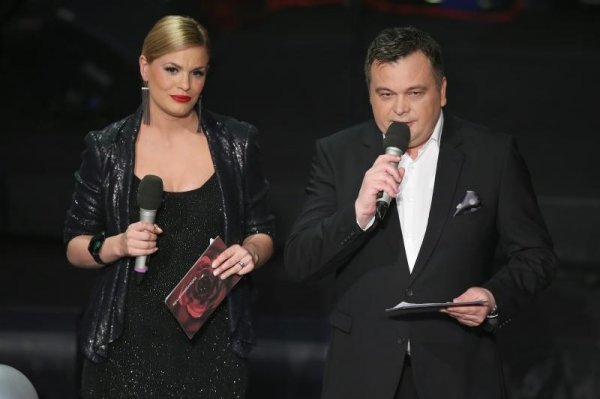 Nevena Rendeli i Duško Ćurlić na dodjeli Večernjakove ruže