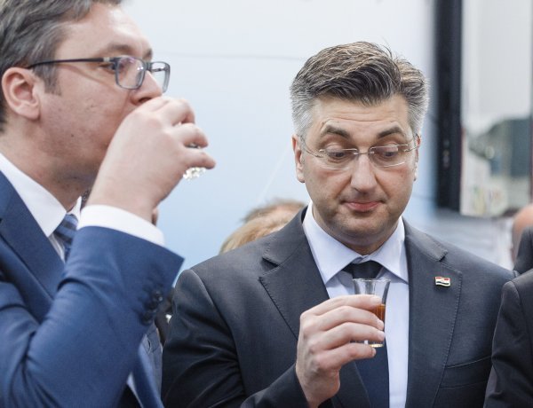 Aleksandar Vučić i Andrej Plenković