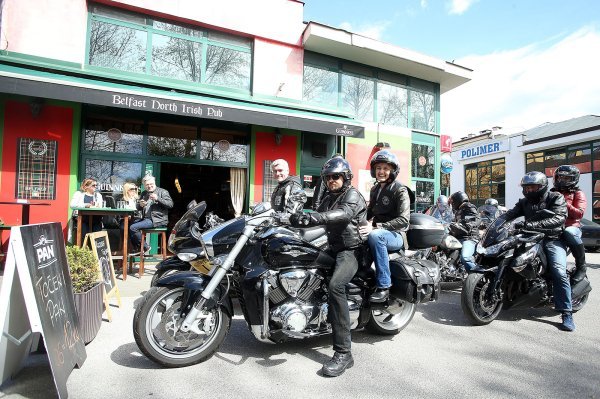 Sandra Švaljek uživala na vožnji na motoru i druženju s bikerima