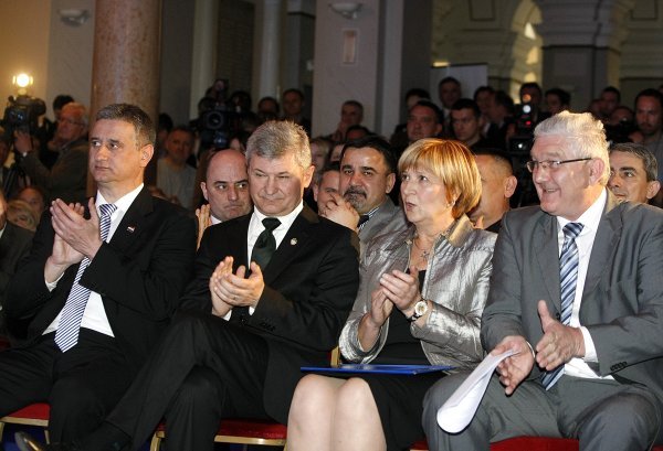 Tomislav Karamarko Branko Hrg Ruža Tomašić i Milivoj Špika