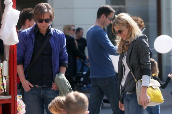 Anja Alavanja Romac sa suprugom Željkom i sinom Jakovom prošetala Cvjetnim