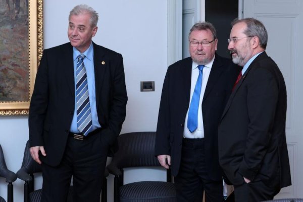 Dinko Cvitan, Vladimir Šeks i Mladen Bajić