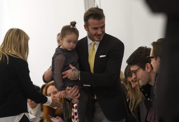 David Beckham s kćerkom (5)