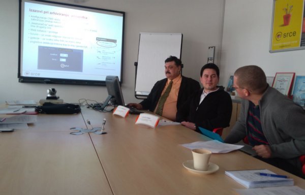 Miroslav Milinović (lijevo) i Draženko Celjak (sredina) tijekom druženja s novinarima