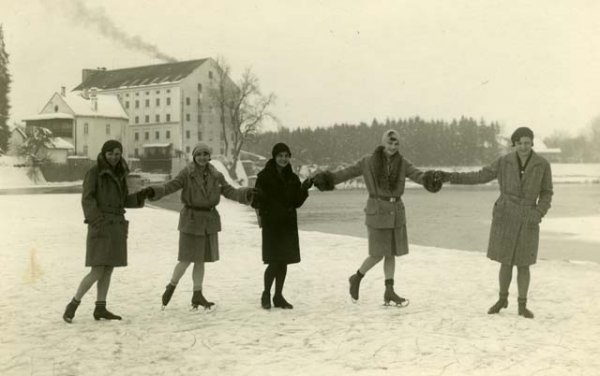 Klizanje na slapu Korane 1929. 