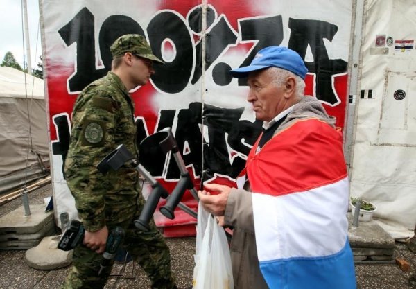 šator branitelji razmontirano