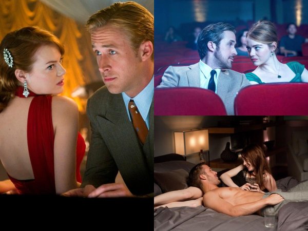 Emma Stone i Ryan Gosling u filmovima kroz godine