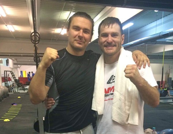 Mario Mlinarić i Stipe Miočić