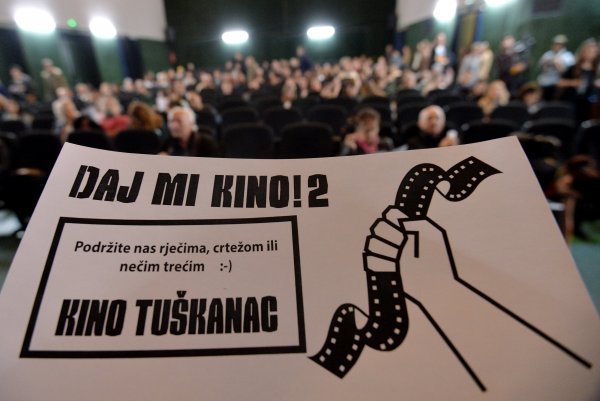 Press konferencija u Tuškancu povodom akcije 'Daj mi kino 2'