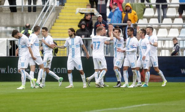 Rijeka slavi gol protiv Splita