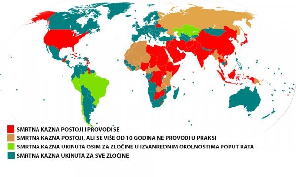 Smrtna kazna u svijetu