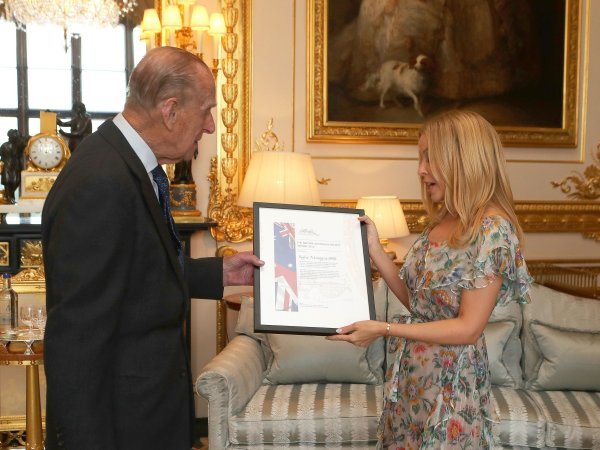 Kylie Minogue i princ Philip