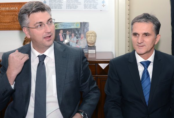 Andrej Plenković i Goran Marić