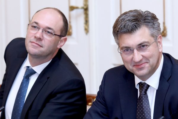 Davor Ivo Stier i Andrej Plenković 