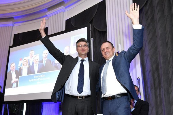 Andrej Plenković i Drago Prgomet