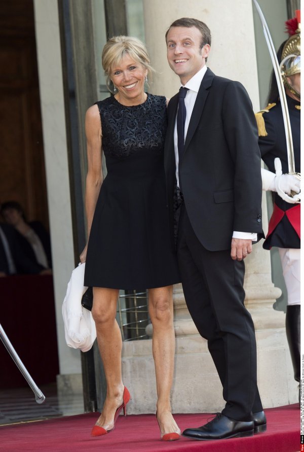 Brigitte Trogneux i Emmanuel Macron