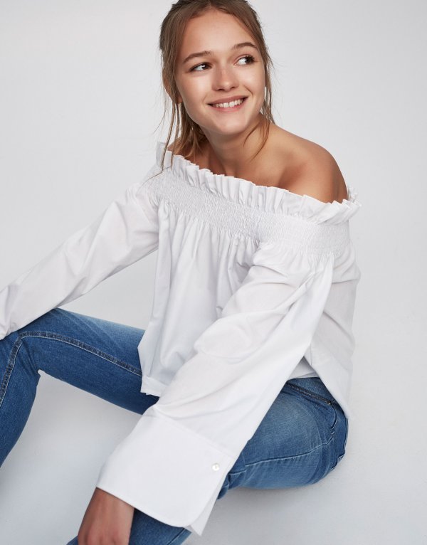 Pull&Bear, bjeli top