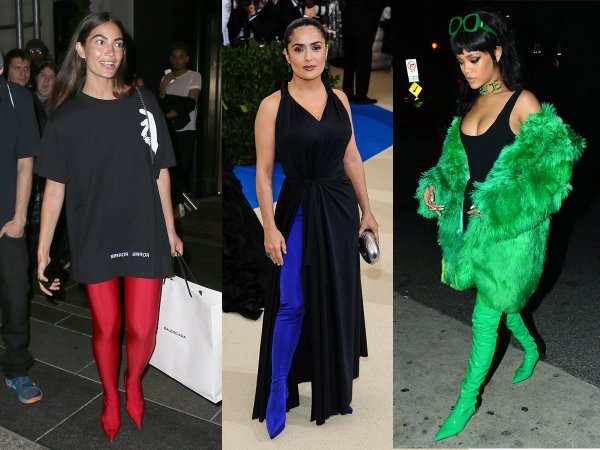 Balenciaga čizme na slavnim ljepoticama