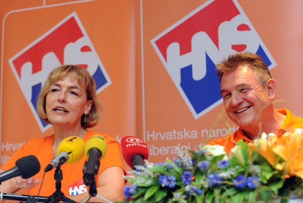 Vesna Pusić i Radimir Čačić