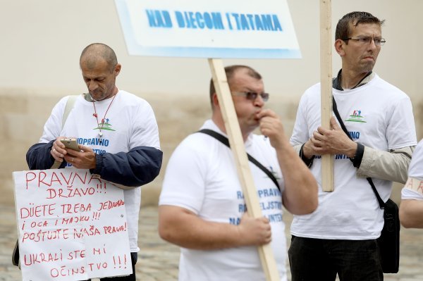 Prvosvjed udruge za ravnopravno roditeljstvo