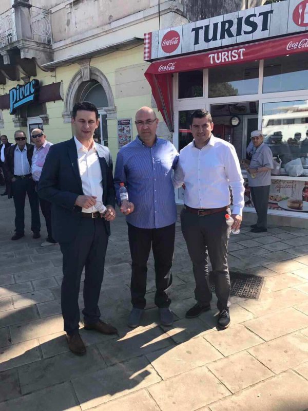 Božo Petrov, Maro Kristić i Nikola Grmoja