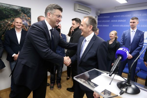 Andrej Plenković i Drago Prgomet