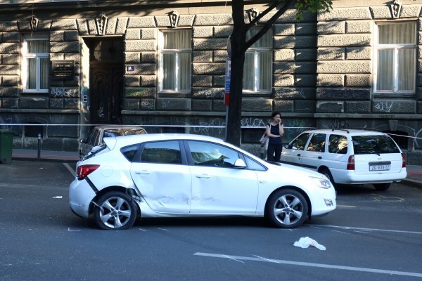 Prometna nesreća u centru Zagreba