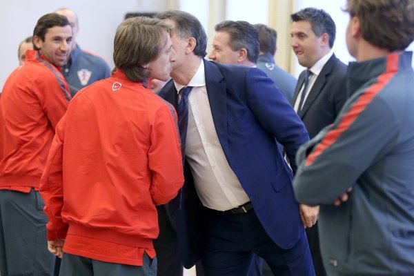 Luka Modrić i Zdravko Mamić