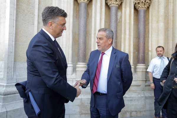 Andrej Plenković, Milan Bandić