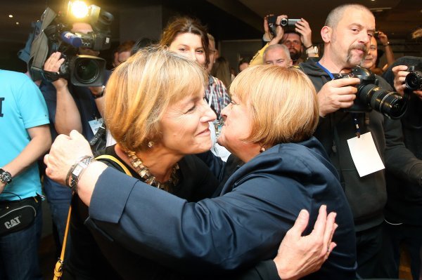 Vesna Pusić i Anka Mrak Taritaš